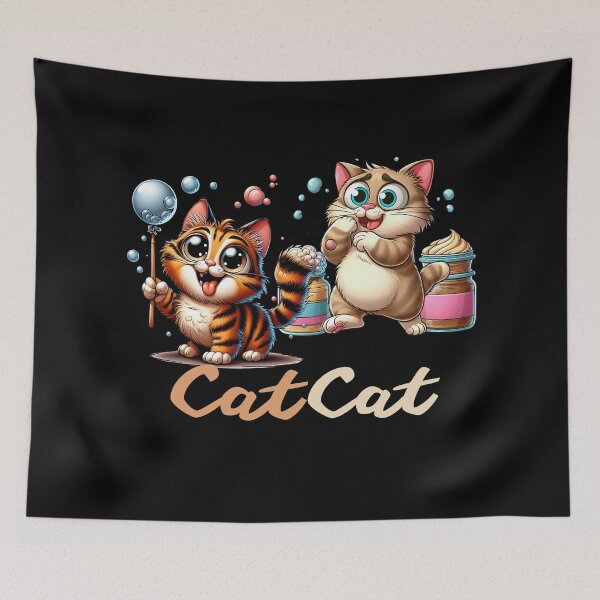 Item preview, Cute Funny Cats CatCat  designed and sold by JokeAndStyle.