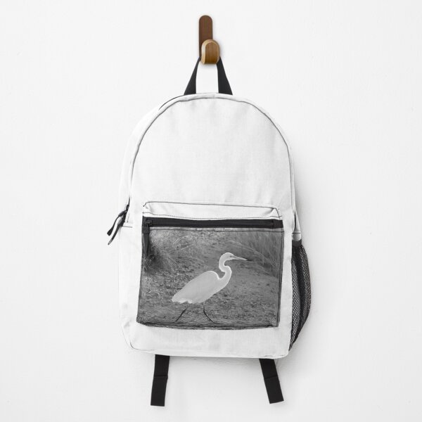 Item preview, Beautiful Great Egret Black And White designed and sold by simonjayphotos.