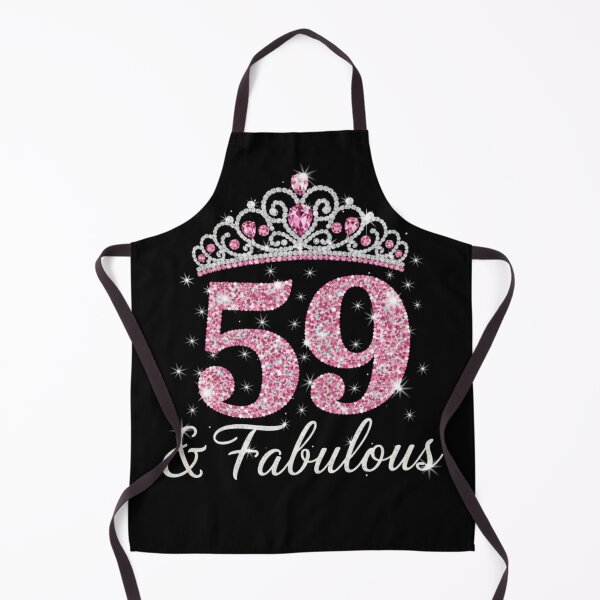 Item preview, Women’s 59 and Fabulous | 59th Birthday Crown Design | Elegant Pink Gold Celebration Gift | 59th Birthday designed and sold by svarupa.