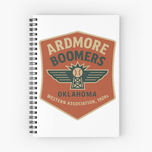 Item preview, Ardmore Boomers – Oklahoma Western Association Baseball Team (1920s Vintage Logo) designed and sold by BackstopAndCo.