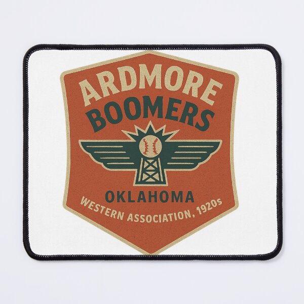 Item preview, Ardmore Boomers – Oklahoma Western Association Baseball Team (1920s Vintage Logo) designed and sold by BackstopAndCo.