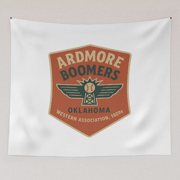 Item preview, Ardmore Boomers – Oklahoma Western Association Baseball Team (1920s Vintage Logo) designed and sold by BackstopAndCo.