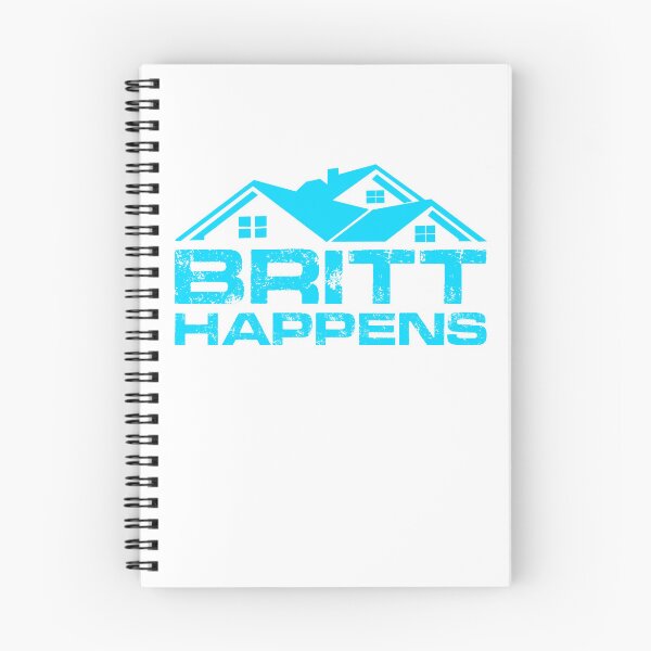 Item preview, Britt Happens blue designed and sold by Joyful Ivy.