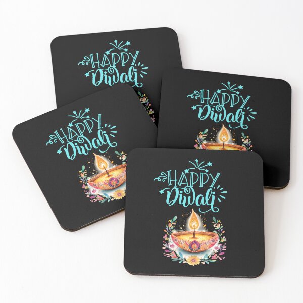 Item preview, Shub Dipaavali , Happy Diwali ver 2B| Festival of Lights | Indian Deepavali Celebration with Diyas, Rangoli & Lord Ganesha | Hindu Festival Art & Gifts|yoga designed and sold by CosmicNook1.