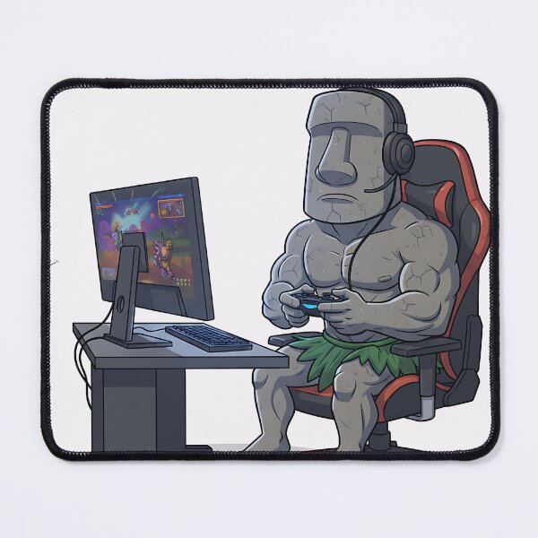Item preview, Moai Gaming designed and sold by Stoic-Shop.