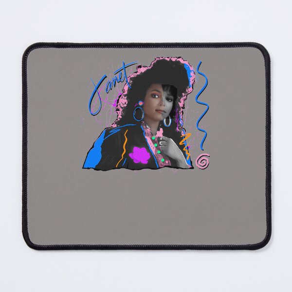 Item preview, JANET-JACKSON-80S-RETRO-STYLE-T-SHIRT designed and sold by gregmercyz.