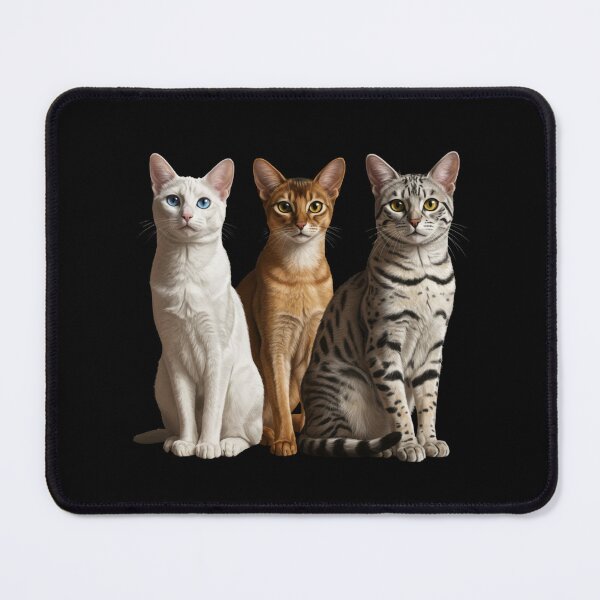 Item preview, My Dear Friends, Merry Christmas, Turkish Van, Abyssinian, American Shorthair Cat designed and sold by chipmuckdesignn.