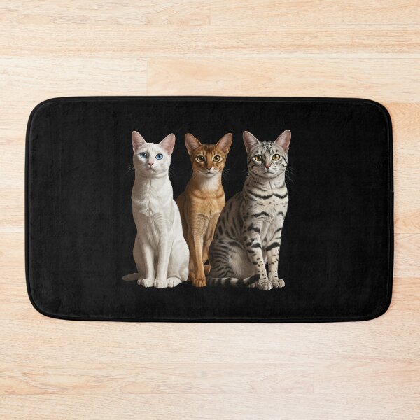 Item preview, My Dear Friends, Merry Christmas, Turkish Van, Abyssinian, American Shorthair Cat designed and sold by chipmuckdesignn.