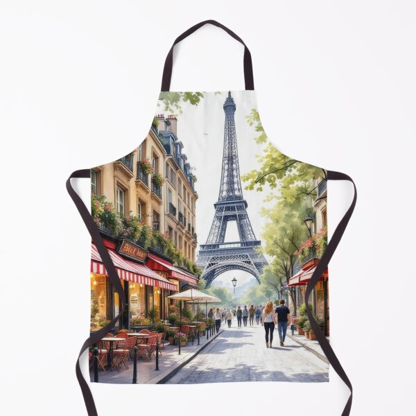 Item preview, Parisian street near the Eiffel Tower designed and sold by jefboutique6150.