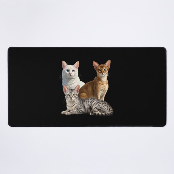 Item preview, Dear Friends, Merry Christmas, Turkish Van, Abyssinian, American Shorthair Cat designed and sold by chipmuckdesignn.
