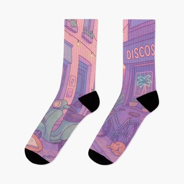 Item preview, Pastel little street designed and sold by BrumaSalve.