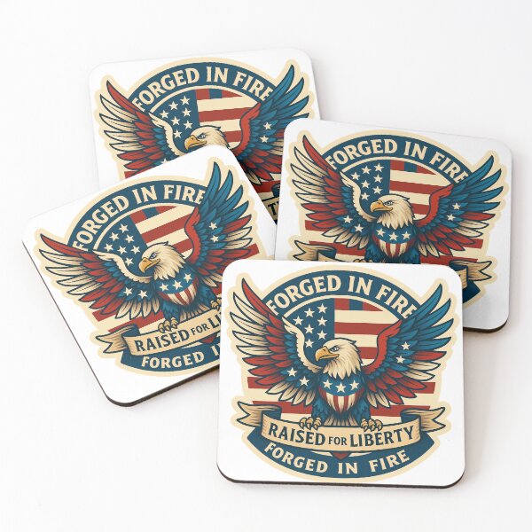 Item preview, 250th Anniversary of the USA - Forged in Fire. Raised for Liberty designed and sold by Collins Design.