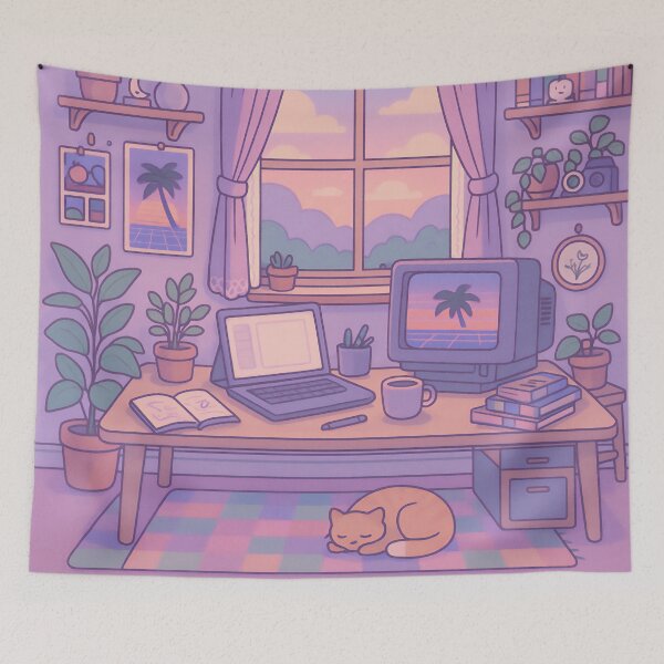 Item preview, Cozy Sunset Studio designed and sold by BrumaSalve.