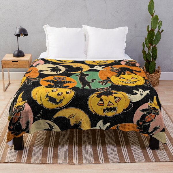 Item preview, Retro Halloween Black Cats B designed and sold by BessoChicca.