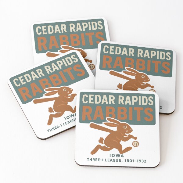 Item preview, Cedar Rapids Rabbits – Iowa Baseball Team (1901–1932 Vintage Logo) designed and sold by BackstopAndCo.