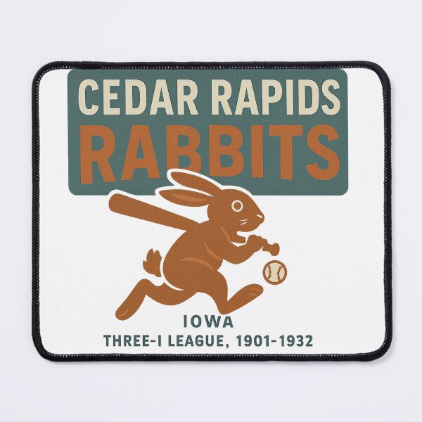 Item preview, Cedar Rapids Rabbits – Iowa Baseball Team (1901–1932 Vintage Logo) designed and sold by BackstopAndCo.