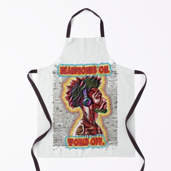 Item preview, Headphones On, World Off – Sonic Sanctuary designed and sold by Getrealdesigns.
