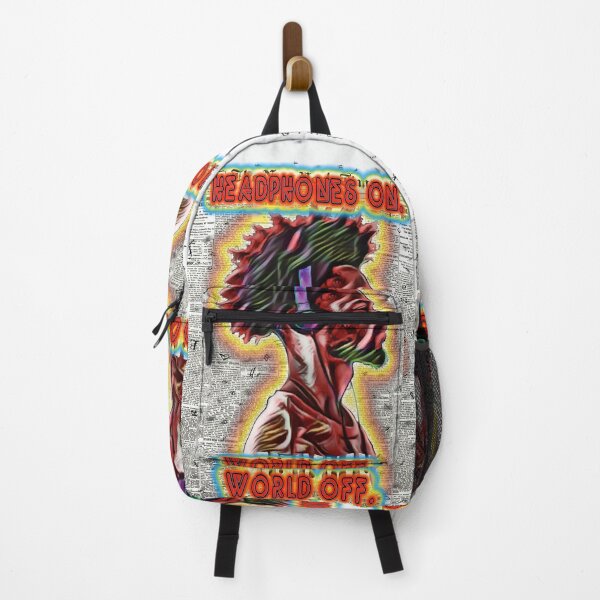 Item preview, Headphones On, World Off – Sonic Sanctuary designed and sold by Getrealdesigns.