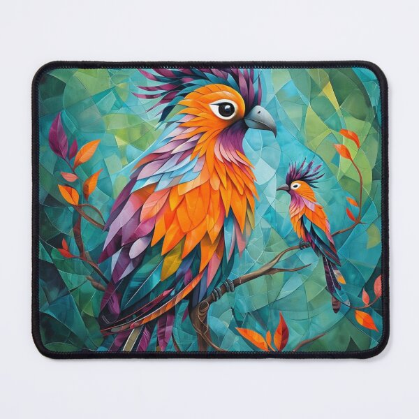 Item preview, Mosaic Feathers in the Verdant Breeze designed and sold by Jlbcartgallery.