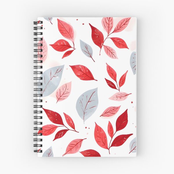 Item preview, Cheeful Christmas Leaf Print Cute Holiday Pattern Red and White designed and sold by LeafPrints.