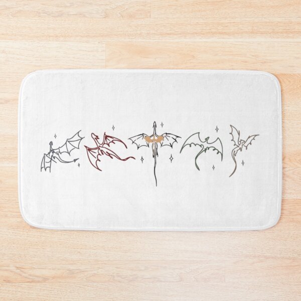 Item preview, Fourth Wing Dragon Lineup Minimalist Design designed and sold by theliteraryedit.