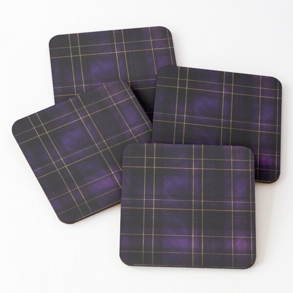 Item preview, Electric Aubergine Wilson Plaid – Luxurious Deep Purple Tartan Pattern designed and sold by Khokha80.