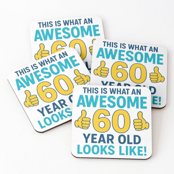 Item preview, This is what an awesome 60 year old Looks Like - Funny Birthday designed and sold by Jaanussar.
