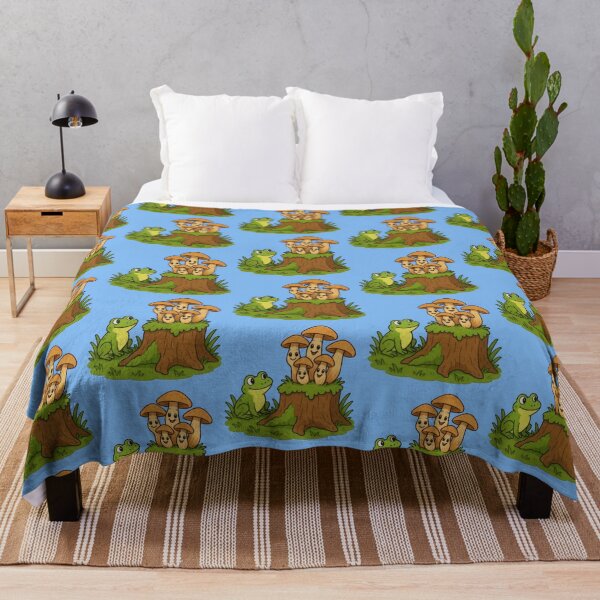 Item preview, A Frog's Visit to the Mushroom Family Stump designed and sold by IraBum.