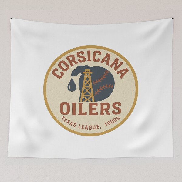 Item preview, Corsicana Oilers – Texas Baseball Team (1900s Vintage Logo) designed and sold by BackstopAndCo.