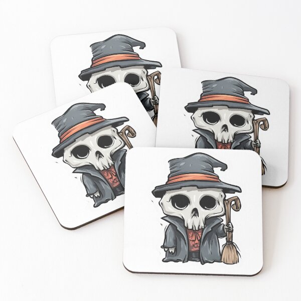 Item preview, Mago esqueleto adorable: arte espeluznante de Halloween designed and sold by abicir.