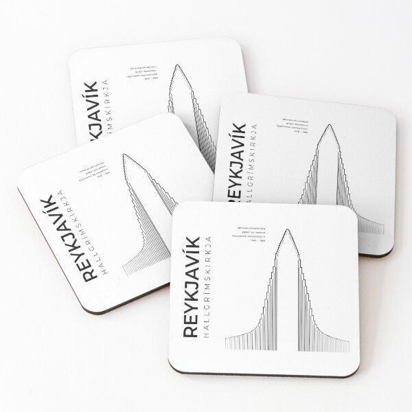 Item preview, Reykjavík Hallgrímskirkja Architecture (Minimalist) designed and sold by Rapaz Designs.