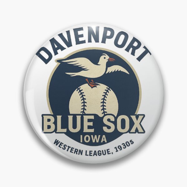 Item preview, Davenport Blue Sox – Iowa Baseball Team (1930s Vintage Logo) designed and sold by BackstopAndCo.