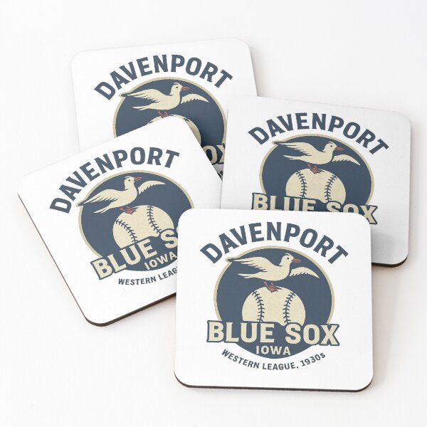 Item preview, Davenport Blue Sox – Iowa Baseball Team (1930s Vintage Logo) designed and sold by BackstopAndCo.
