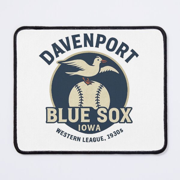 Item preview, Davenport Blue Sox – Iowa Baseball Team (1930s Vintage Logo) designed and sold by BackstopAndCo.