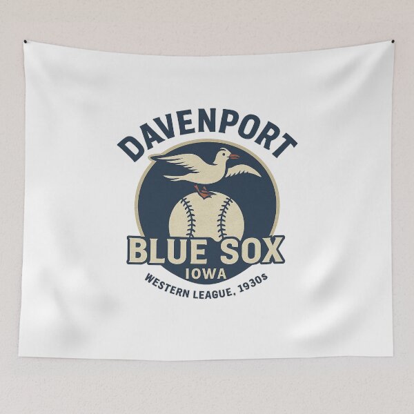 Item preview, Davenport Blue Sox – Iowa Baseball Team (1930s Vintage Logo) designed and sold by BackstopAndCo.