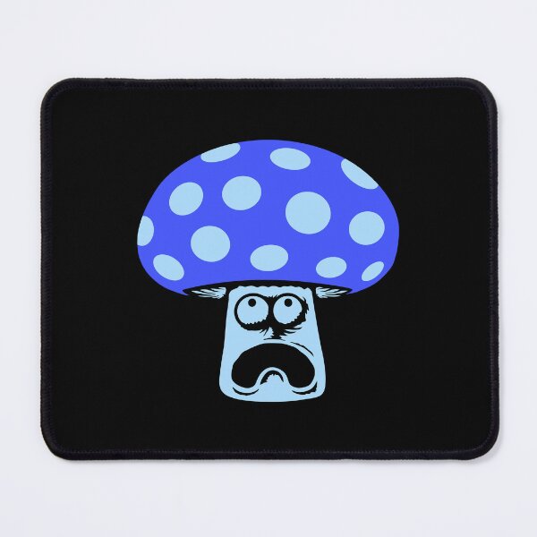 Item preview, Mushroom Scared Panicked Looking Up Frightened Terrified Face designed and sold by shirt-o-mat.