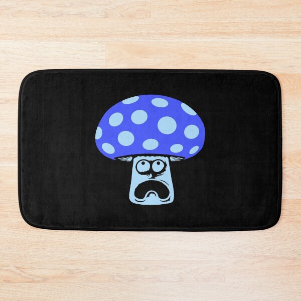 Item preview, Mushroom Scared Panicked Looking Up Frightened Terrified Face designed and sold by shirt-o-mat.