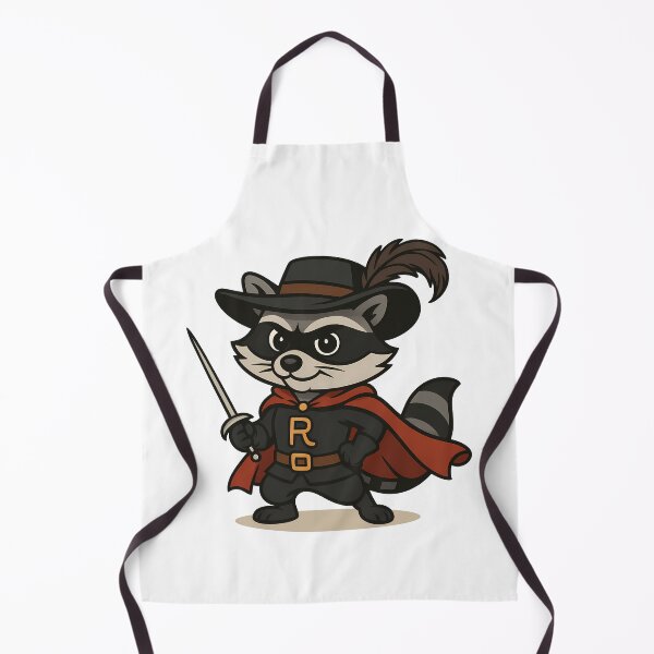 Item preview, Masked Raccoon Swordsman Hero designed and sold by Infinitee8hirts.