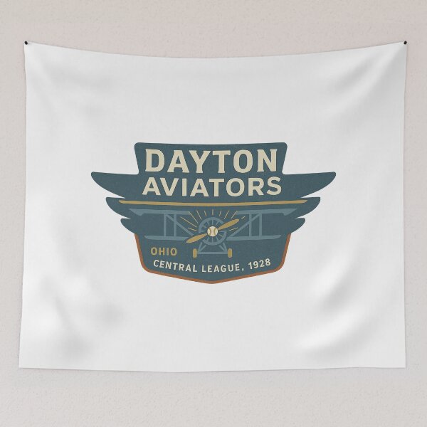 Item preview, Dayton Aviators – Ohio Baseball Team (1928 Vintage Logo) designed and sold by BackstopAndCo.