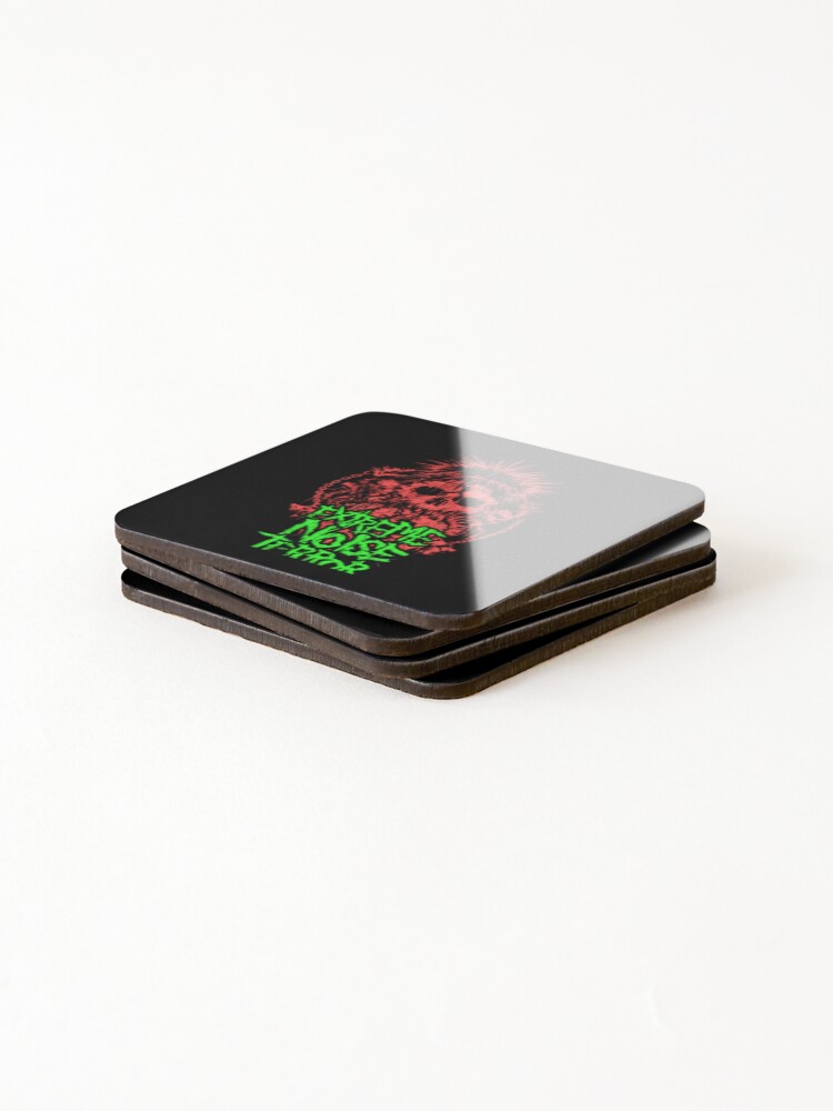 Thumbnail 4 of 5, Coasters (Set of 4), Extreme Noise Terror Band designed and sold by BrodieBouges.
