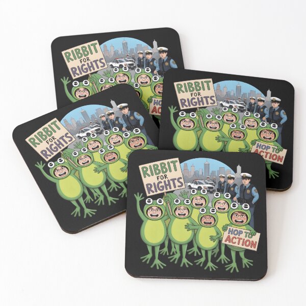 Item preview, Portland Frog – Peaceful Protest Hero designed and sold by Avenius Graphics.