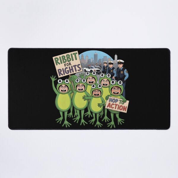 Item preview, Portland Frog – Peaceful Protest Hero designed and sold by Avenius Graphics.