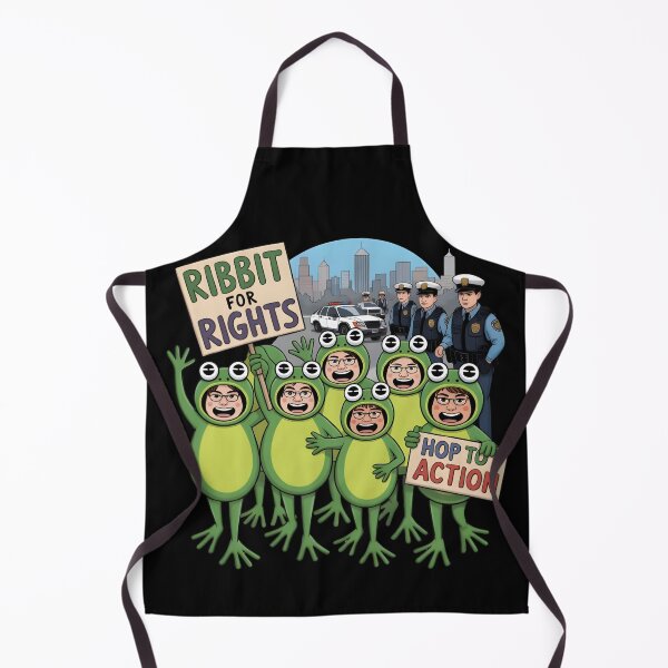 Item preview, Portland Frog – Peaceful Protest Hero designed and sold by Avenius Graphics.