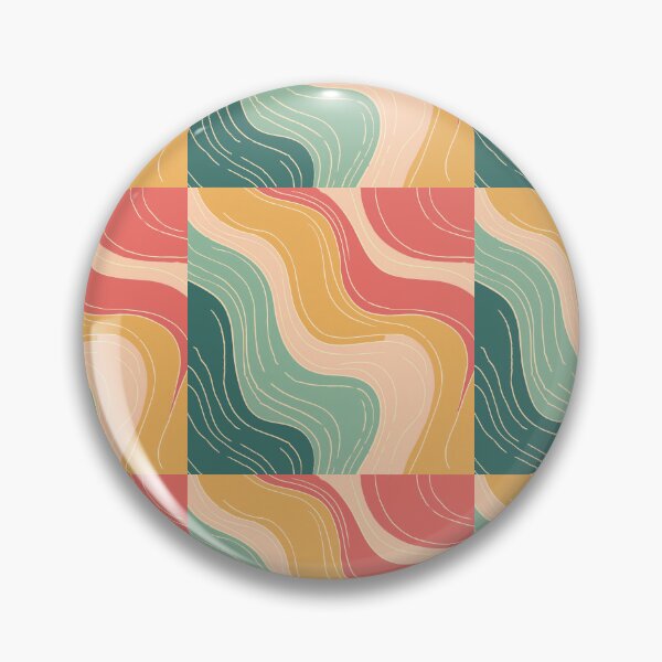 Item preview, Aesthetic Retro Swirl Mid Century Abstract Pattern designed and sold by PVTCreations.