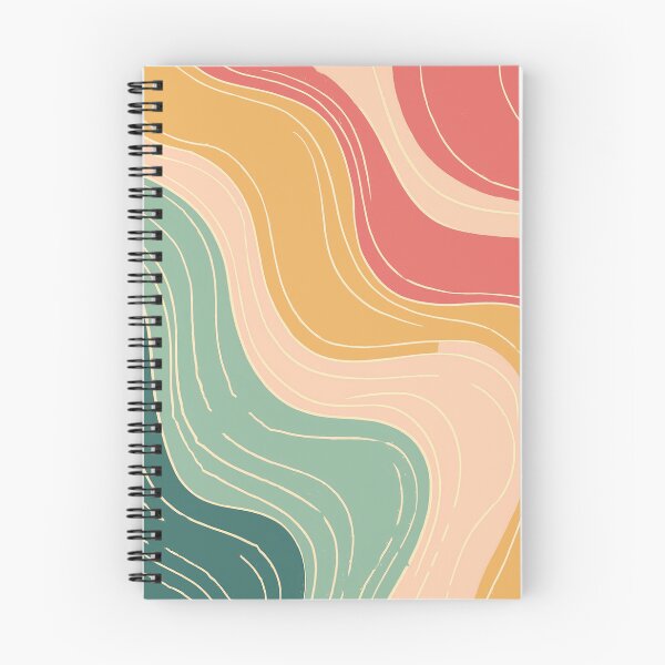 Item preview, Aesthetic Retro Swirl Mid Century Abstract Pattern designed and sold by PVTCreations.