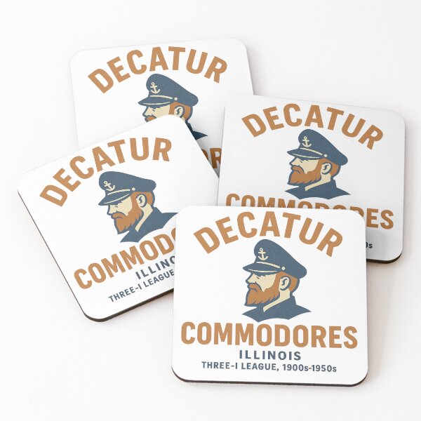 Item preview, Decatur Commodores – Illinois Baseball Team (1900s–1950s Vintage Logo) designed and sold by BackstopAndCo.