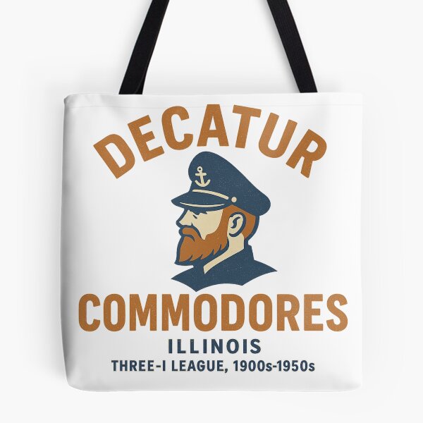 Item preview, Decatur Commodores – Illinois Baseball Team (1900s–1950s Vintage Logo) designed and sold by BackstopAndCo.