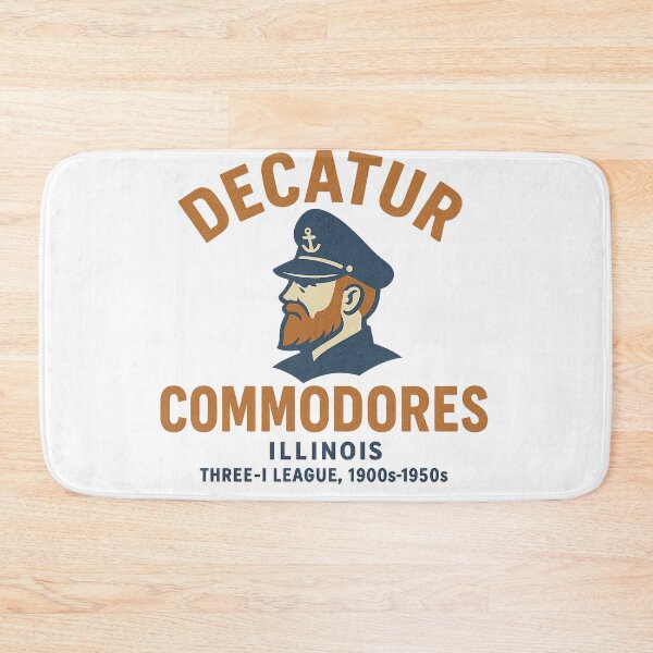 Item preview, Decatur Commodores – Illinois Baseball Team (1900s–1950s Vintage Logo) designed and sold by BackstopAndCo.