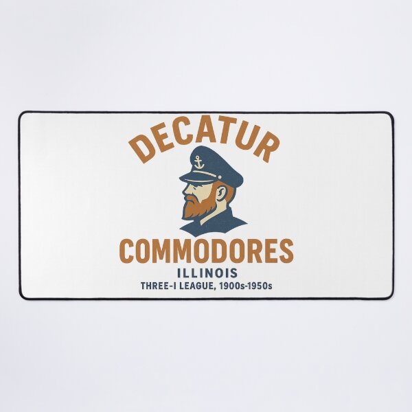 Item preview, Decatur Commodores – Illinois Baseball Team (1900s–1950s Vintage Logo) designed and sold by BackstopAndCo.