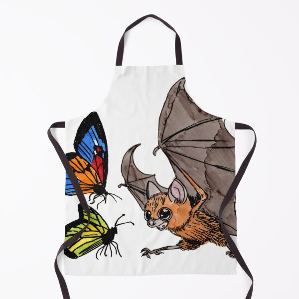 Item preview, Baby Bat Chasing Butterflies designed and sold by Scribbles & Doodles by Jinx.